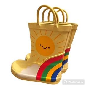 Cat and Jack Yellow Rain Boots (8)